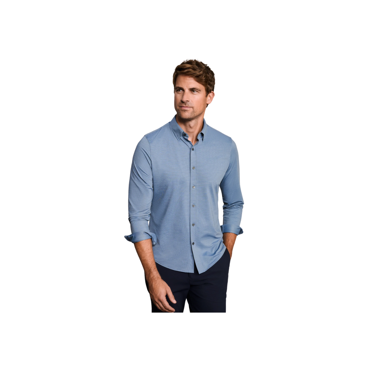 Commuter Shirt - Slim Fit - Shadow Blue Oxford