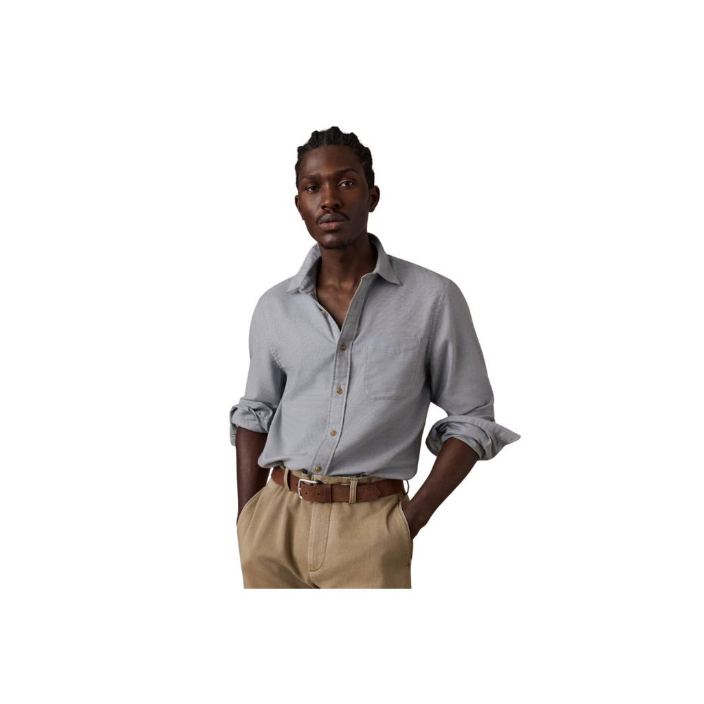 Timberline Brushed Twill Shirt - Mineral Grey