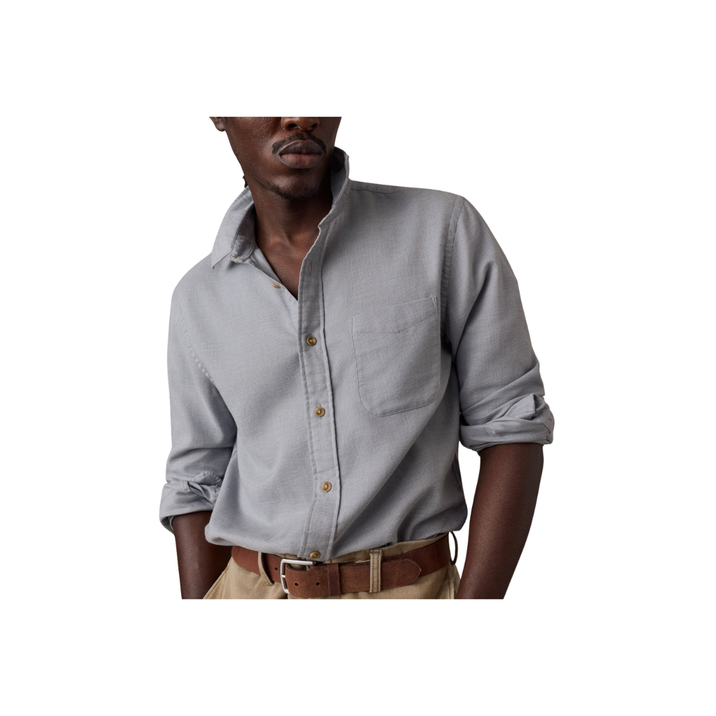 Timberline Brushed Twill Shirt - Mineral Grey