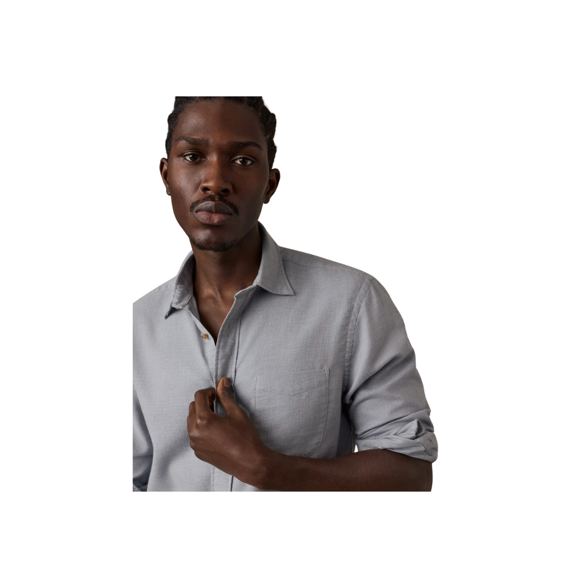 Timberline Brushed Twill Shirt - Mineral Grey