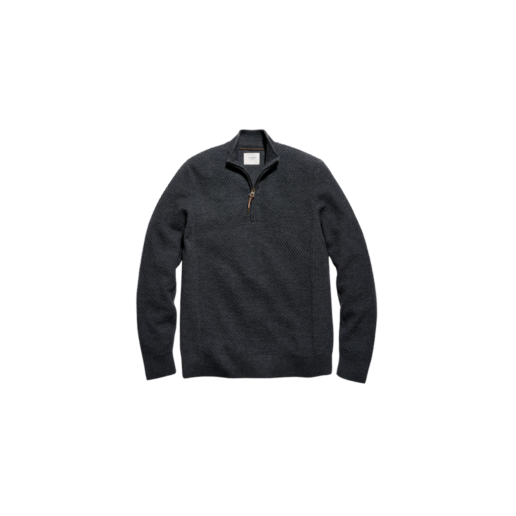 Honeycomb Half Zip - Asphalt Heather