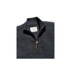 Honeycomb Half Zip - Asphalt Heather