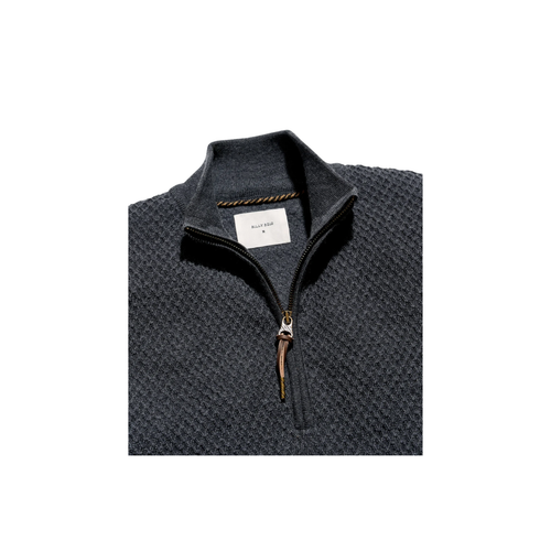 Honeycomb Half Zip - Asphalt Heather