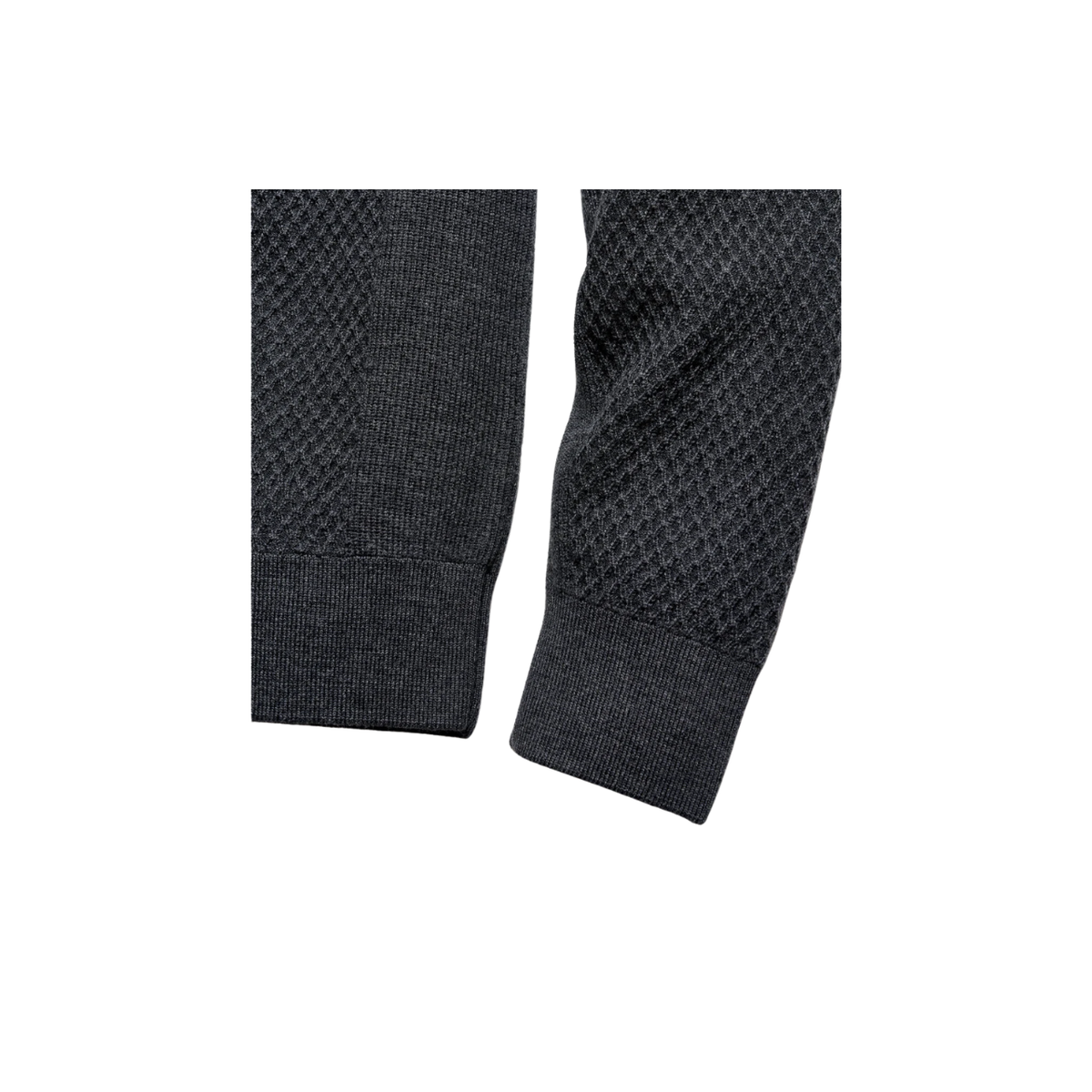 Honeycomb Half Zip - Asphalt Heather