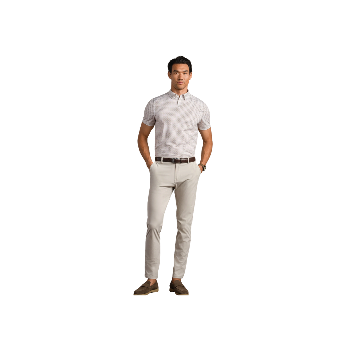 Commuter Polo - Bone Foulard