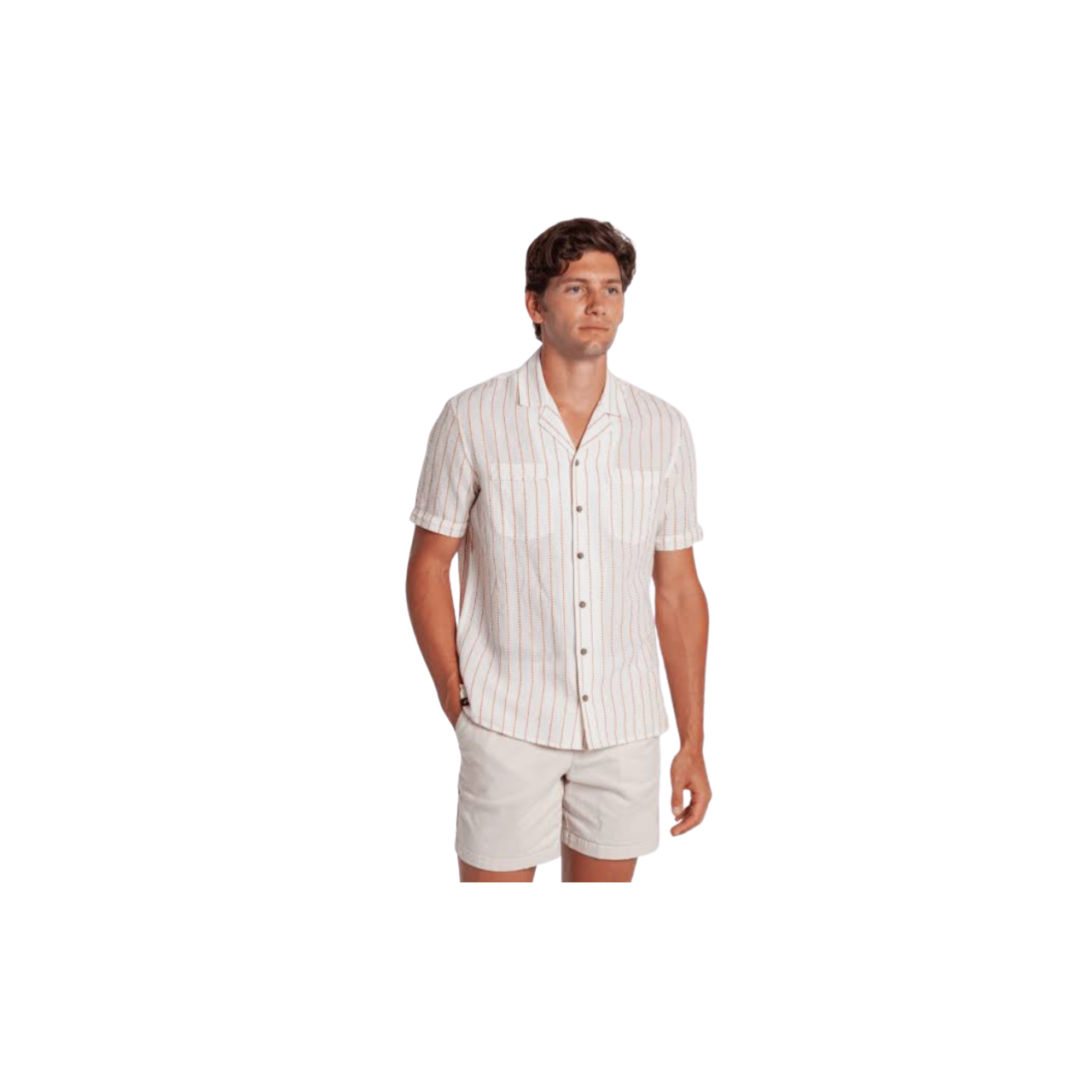 The Desi Shirt - Chambray Dobby - Natural