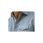 Seersucker Long Sleeve Performance Pearl Snap