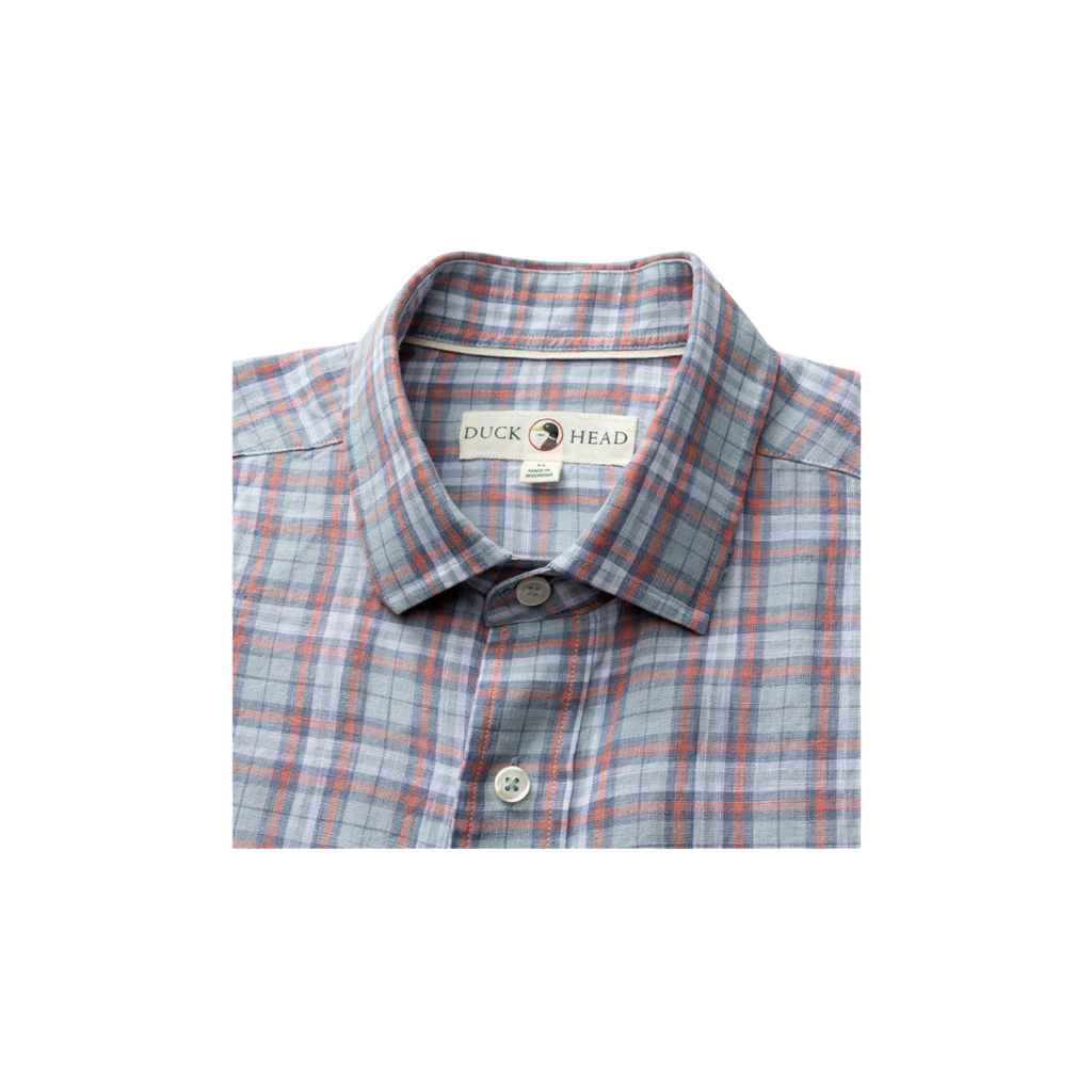 Linen Poplin Sport Shirt - Piers Plaid