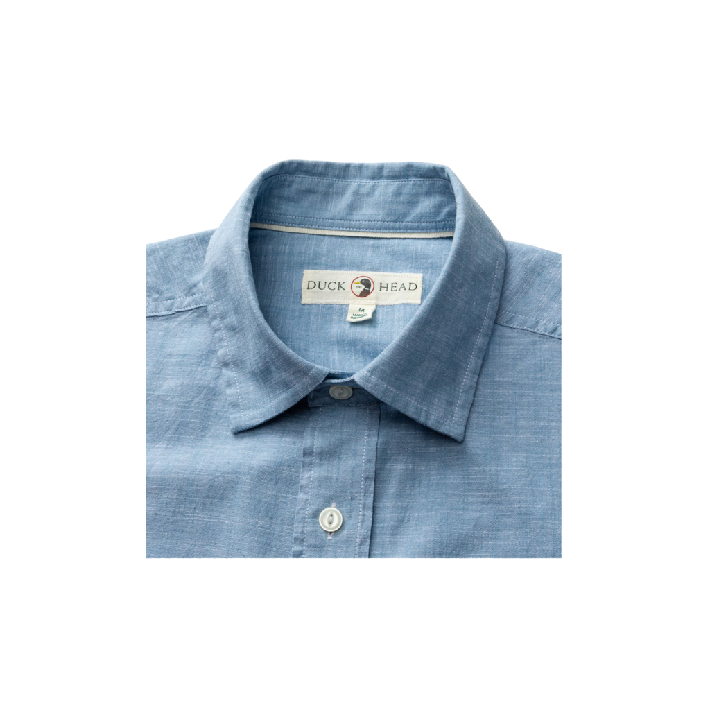LS Cotton Chambray Sport Shirt - Verona Solid