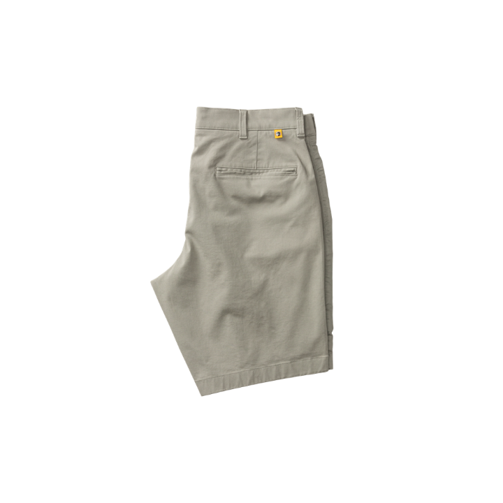 9" Gold School Chino Short - Dove Grey