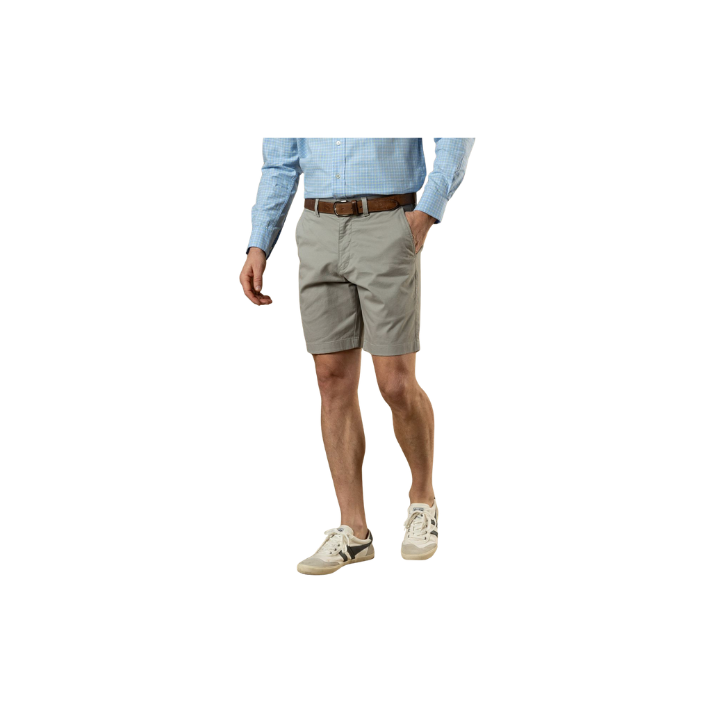 9" Gold School Chino Short - Dove Grey