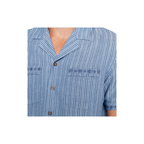 The Desi Shirt - Embroidered Navy