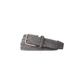 Woven Suede with Brushed Nickel Buckle