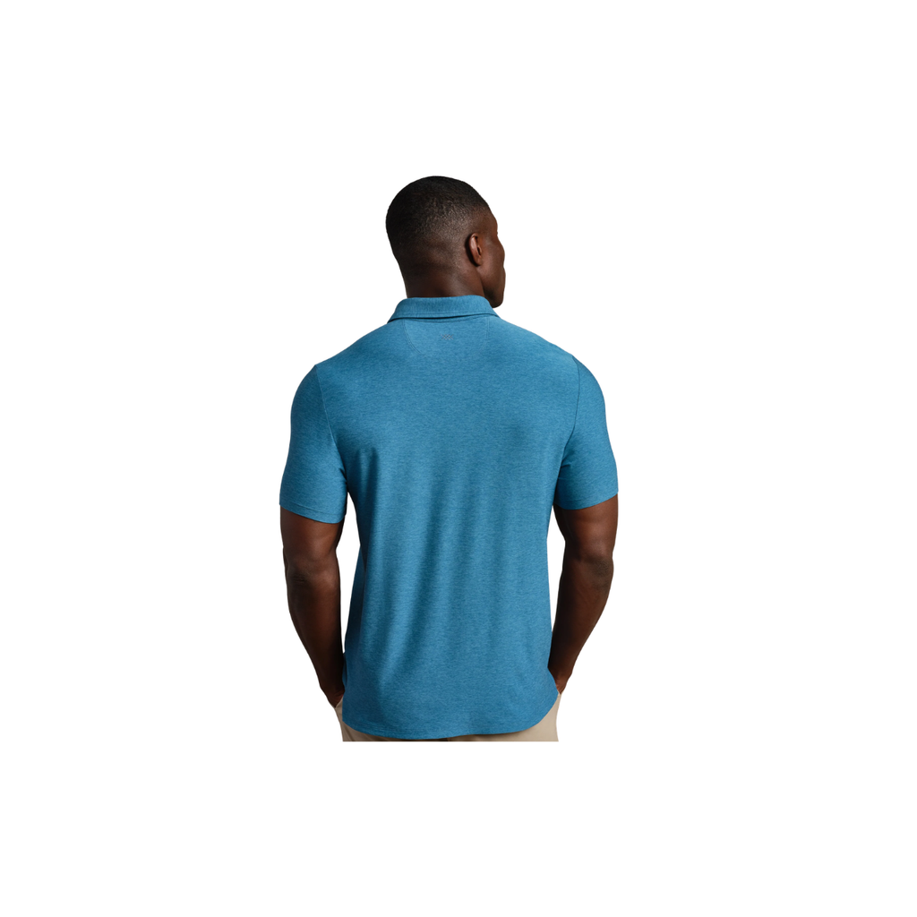 WFH Polo - Ash Blue Heather
