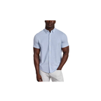 Commuter SS Shirt - Light Blue Wave Geo