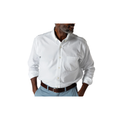 LS Cotton Oxford Sport Shirt - Morris Solid - White