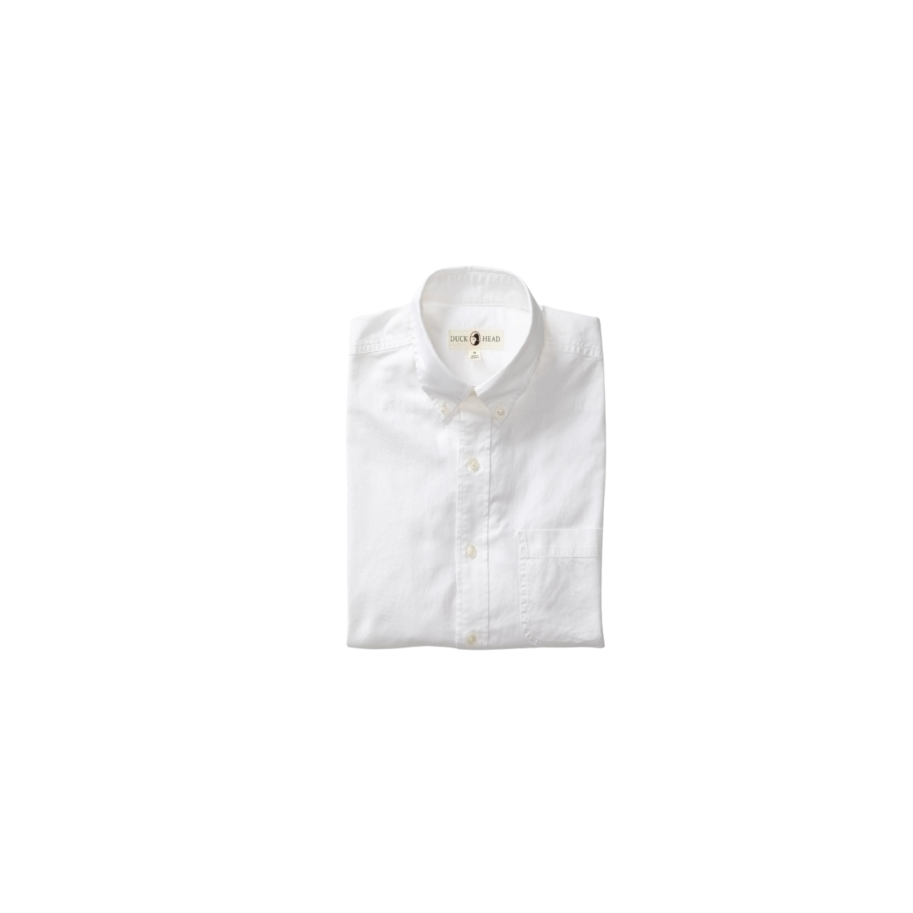 LS Cotton Oxford Sport Shirt - Morris Solid - White
