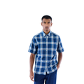 No 6 - Navy/White Check