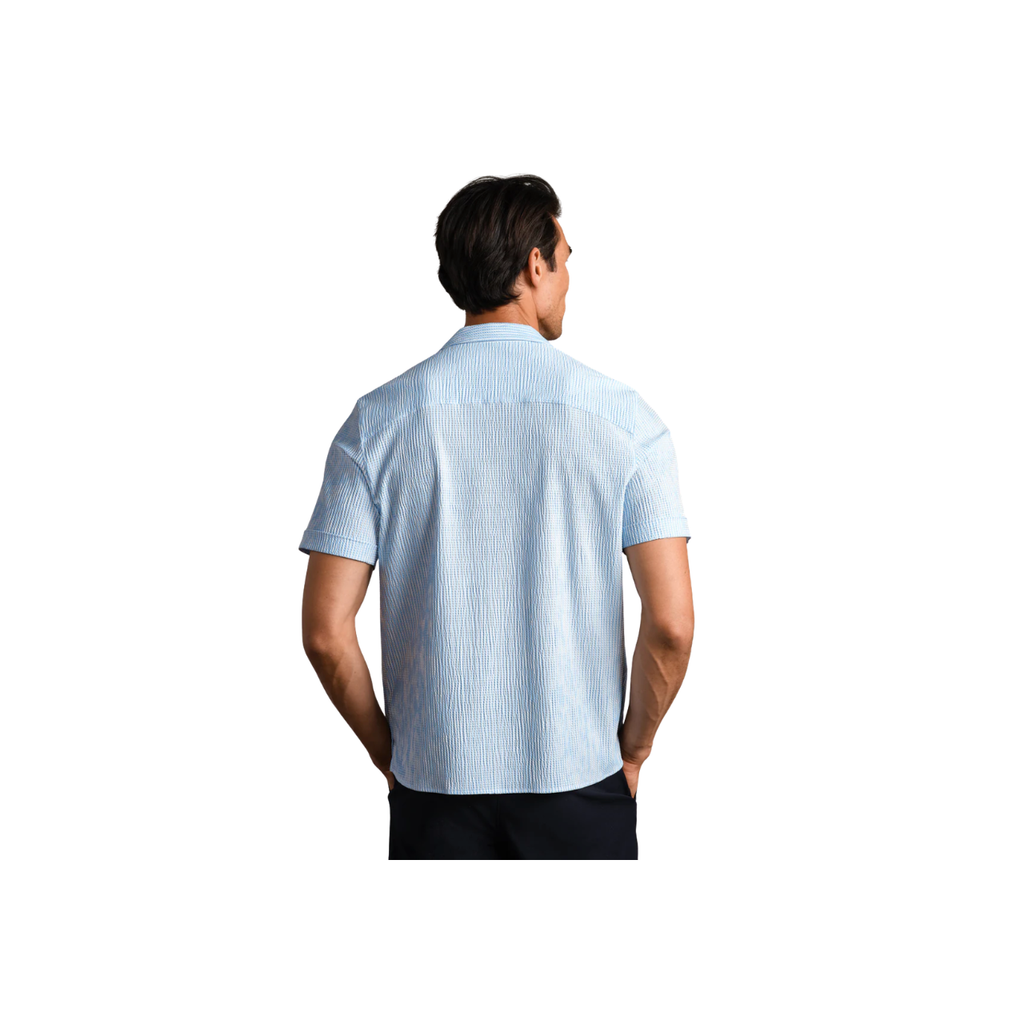 Commuter Seersucker - Light Blue Stripe