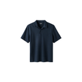 Casual Seersucker Polo - True Navy