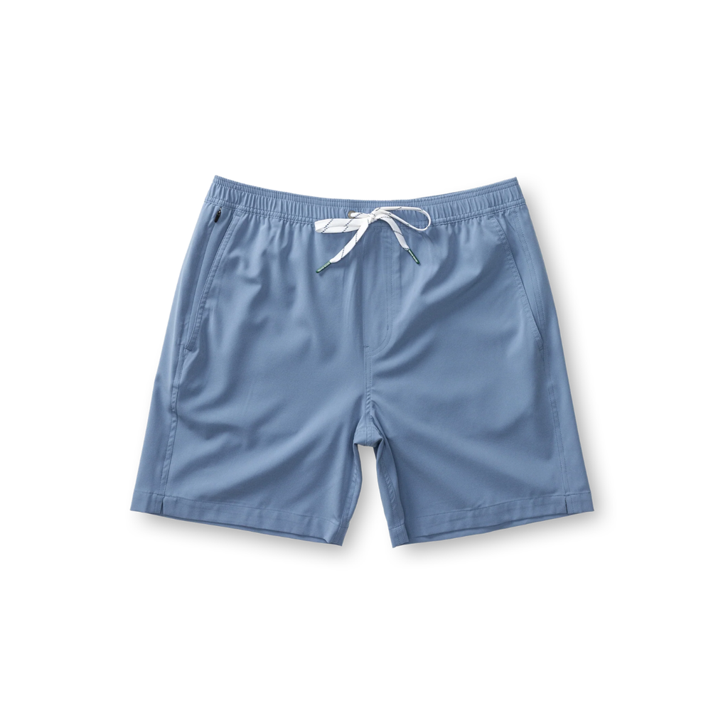 7" Rover Hybrid Performance Short - Chambray Blue