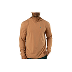 LS Windward Performance Hooded T-Shirt - Clay Heather