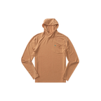 LS Windward Performance Hooded T-Shirt - Clay Heather