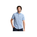 Commuter Seersucker SS Shirt - Light Blue
